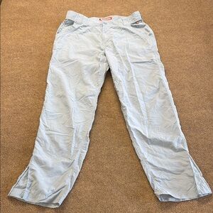 Simms Mens M Superlight Fishing Hiking Pants 100% Nylon Wicking Quick Dry Blue